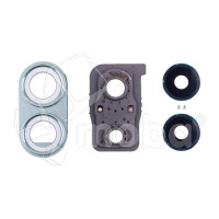 Стекло камеры для Xiaomi Poco X7 Pro (2412DPC0AG) в сборе с рамкой Зеленый