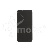 Защитное стекло "Антишпион" для iPhone 13/13 Pro/14/16e/17e Черный (Закалённое, полное покрытие)