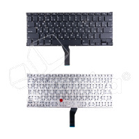 Клавиатура для ноутбука MacBook Air 13" A1369/A1466 (2011-2017, прямой Enter RU) Черный