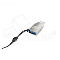 Адаптер Type-C - OTG Hoco UA9 Серебро