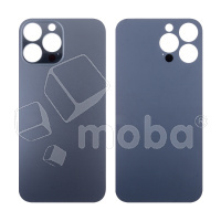 Задняя крышка для iPhone 13 Pro Max (A2645) Серый (стекло, широкий вырез под камеру, логотип)