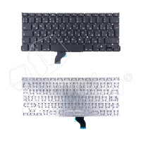 Клавиатура для ноутбука MacBook Pro 13" A1502 (2013-2015, Г-образный Enter RU) Черный