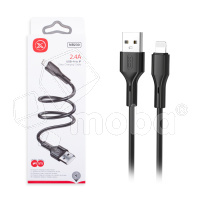 Кабель USB - Lightning XO NB230 (2.4A) Черный