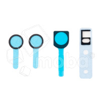 Наклейка (пыльник) передней камеры и датчиков на дисплей для iPhone 12 Pro Max (комплект 4 шт.)