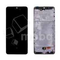 Дисплей для Samsung Galaxy A31 (A315F) модуль с рамкой Черный - (OLED)