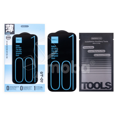 Защитное стекло Remax Medicine Glass UT-01 для iPhone 15 Pro Max (ультратонкое) Черный