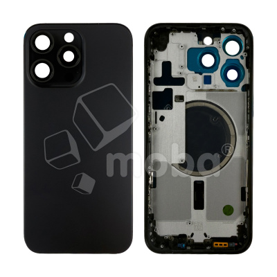 Корпус для iPhone 15 Pro Max (A3106) (1 Sim) Черный - Премиум