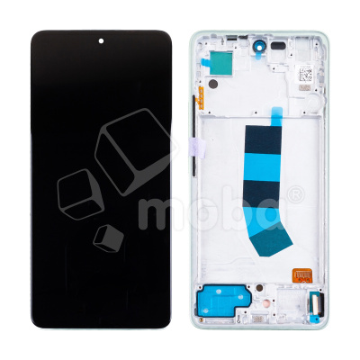 Дисплей для Xiaomi Redmi Note 13 4G (23129RAA4G/23124RA7EO/23129RA5FL) модуль с рамкой Зеленый - (OLED)