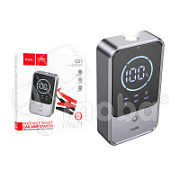 Пусковое устройство (бустер) + Внешний Аккумулятор (Power Bank) Hoco QS7 10000 mAh (18W, PD, Type-C, LED дисплей) Серый