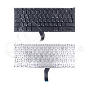 Клавиатура для ноутбука MacBook Air 13" A1369 (2010, Г-образный Enter RU) Черный