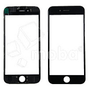 Стекло для переклейки iPhone 6S в сборе с рамкой и OCA пленкой Черный - OR (Mitsubishi)