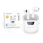 Беспроводные наушники Bluetooth Borofone BW05 (TWS, вкладыши, с дисплеем) Белый
