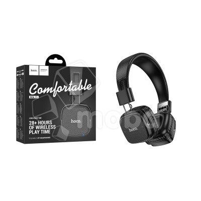 Беспроводные наушники Bluetooth Hoco W56 (накладные) Черный
